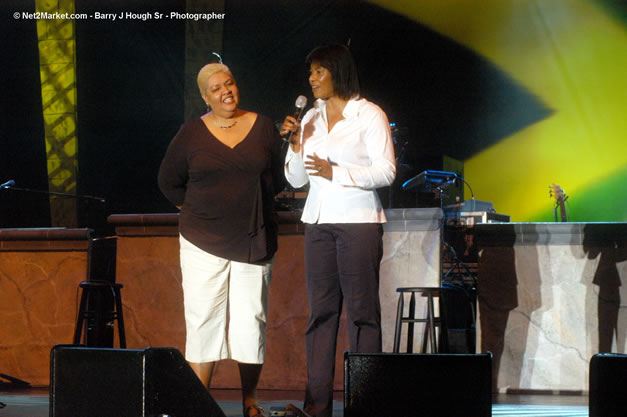 Portia Simpson-Miller, O.N.,M.P., Prime Minister of Jamaica - Aloun Ndombet - Assamba - Minister of Tourism, Entertainment and Culture - Carrole A. M. Guntley, C.D., J.P., Director General, Ministry of Tourism @ The Aqueduct on Rose Hall - Friday, January 26, 2007 - 10th Anniversary - Air Jamaica Jazz & Blues Festival 2007 - The Art of Music - Tuesday, January 23 - Saturday, January 27, 2007, The Aqueduct on Rose Hall, Montego Bay, Jamaica - Negril Travel Guide, Negril Jamaica WI - http://www.negriltravelguide.com - info@negriltravelguide.com...!