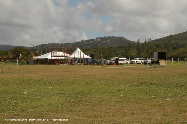 The Aqueduct Venue Under Construction - Thursday, January 18th - 10th Anniversary - Air Jamaica Jazz & Blues Festival 2007 - The Art of Music - Tuesday, January 23 - Saturday, January 27, 2007, The Aqueduct on Rose Hall, Montego Bay, Jamaica - Negril Travel Guide, Negril Jamaica WI - http://www.negriltravelguide.com - info@negriltravelguide.com...!