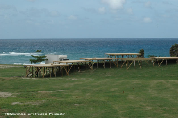 The Aqueduct Venue Under Construction - Thursday, January 18th - 10th Anniversary - Air Jamaica Jazz & Blues Festival 2007 - The Art of Music - Tuesday, January 23 - Saturday, January 27, 2007, The Aqueduct on Rose Hall, Montego Bay, Jamaica - Negril Travel Guide, Negril Jamaica WI - http://www.negriltravelguide.com - info@negriltravelguide.com...!