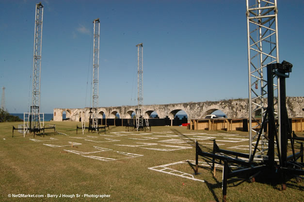 TurnKey Production's Office & Aqueduct Venue Under Construction - Tuesday, January 16th - 10th Anniversary - Air Jamaica Jazz & Blues Festival 2007 - The Art of Music - Tuesday, January 23 - Saturday, January 27, 2007, The Aqueduct on Rose Hall, Montego Bay, Jamaica - Negril Travel Guide, Negril Jamaica WI - http://www.negriltravelguide.com - info@negriltravelguide.com...!