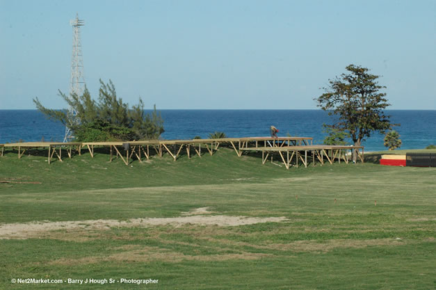 TurnKey Production's Office & Aqueduct Venue Under Construction - Tuesday, January 16th - 10th Anniversary - Air Jamaica Jazz & Blues Festival 2007 - The Art of Music - Tuesday, January 23 - Saturday, January 27, 2007, The Aqueduct on Rose Hall, Montego Bay, Jamaica - Negril Travel Guide, Negril Jamaica WI - http://www.negriltravelguide.com - info@negriltravelguide.com...!