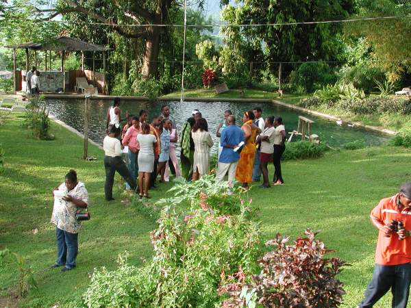 Waterworks Nature Reserve Pool - Negril Chamber of Commerce Community Guide Training Programme Photos - Negril Travel Guide, Negril Jamaica WI - http://www.negriltravelguide.com - info@negriltravelguide.com...!