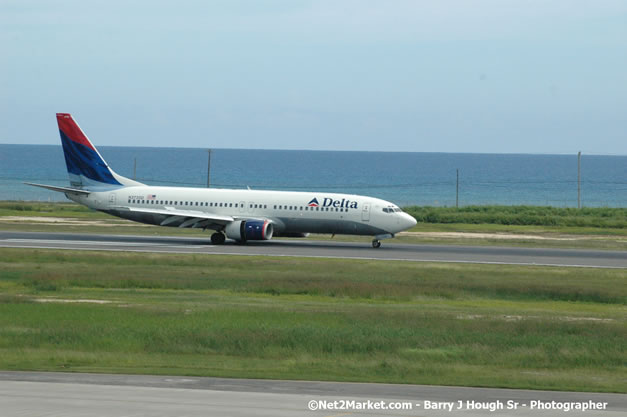 Delta Air Lines Inaugural Flight From New York's JFK Airport to Sangster International Airport, Montego Bay, Jamaica - June 9, 2007 - Sangster International Airport - Montego Bay, St James, Jamaica W.I. - MBJ Limited - Transforming Sangster International Airport into a world class facility - Photographs by Net2Market.com - Negril Travel Guide, Negril Jamaica WI - http://www.negriltravelguide.com - info@negriltravelguide.com...!