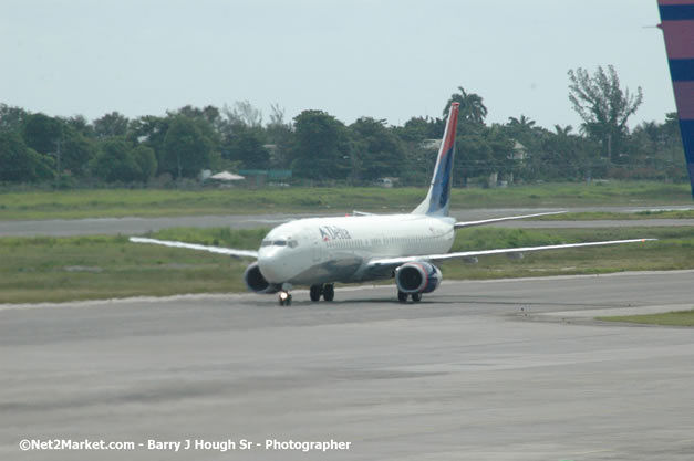 Delta Air Lines Inaugural Flight From New York's JFK Airport to Sangster International Airport, Montego Bay, Jamaica - June 9, 2007 - Sangster International Airport - Montego Bay, St James, Jamaica W.I. - MBJ Limited - Transforming Sangster International Airport into a world class facility - Photographs by Net2Market.com - Negril Travel Guide, Negril Jamaica WI - http://www.negriltravelguide.com - info@negriltravelguide.com...!