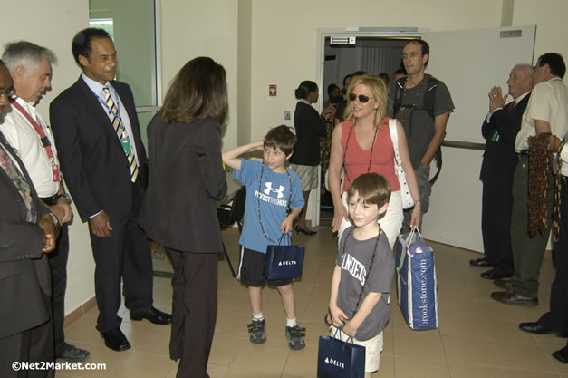 Delta Air Lines Inaugural Flight From New York's JFK Airport to Sangster International Airport, Montego Bay, Jamaica - June 9, 2007 - Sangster International Airport - Montego Bay, St James, Jamaica W.I. - MBJ Limited - Transforming Sangster International Airport into a world class facility - Photographs by Net2Market.com - Negril Travel Guide, Negril Jamaica WI - http://www.negriltravelguide.com - info@negriltravelguide.com...!