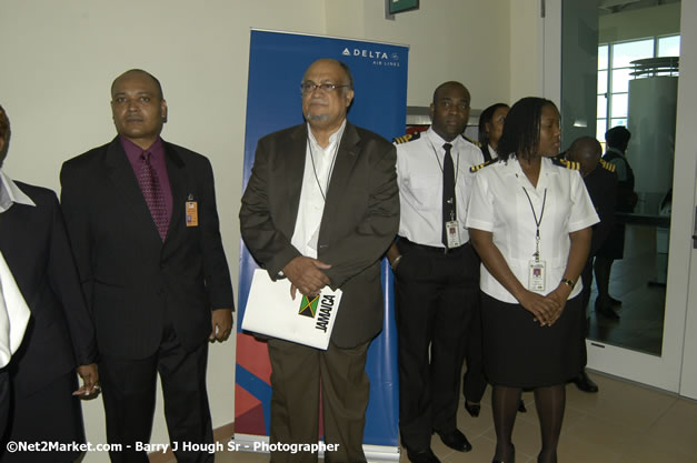 Delta Air Lines Inaugural Flight From New York's JFK Airport to Sangster International Airport, Montego Bay, Jamaica - June 9, 2007 - Sangster International Airport - Montego Bay, St James, Jamaica W.I. - MBJ Limited - Transforming Sangster International Airport into a world class facility - Photographs by Net2Market.com - Negril Travel Guide, Negril Jamaica WI - http://www.negriltravelguide.com - info@negriltravelguide.com...!