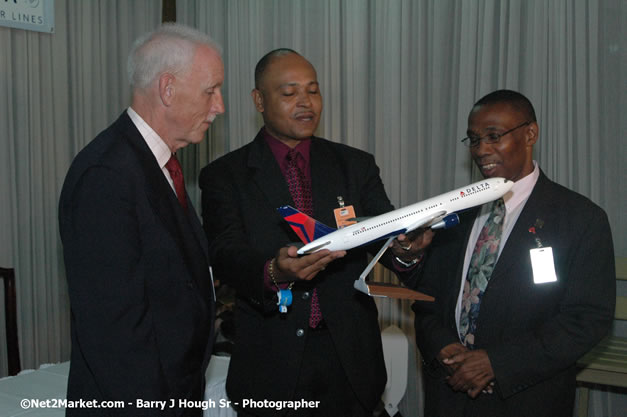 Delta Air Lines Inaugural Flight From New York's JFK Airport to Sangster International Airport, Montego Bay, Jamaica - June 9, 2007 - Sangster International Airport - Montego Bay, St James, Jamaica W.I. - MBJ Limited - Transforming Sangster International Airport into a world class facility - Photographs by Net2Market.com - Negril Travel Guide, Negril Jamaica WI - http://www.negriltravelguide.com - info@negriltravelguide.com...!