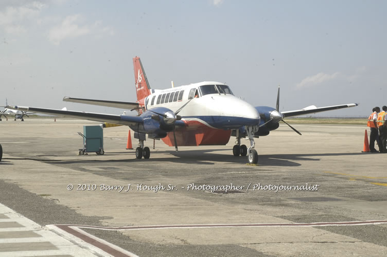 Jamaica Air Shuttle Launch @ MBJ Airports Limited, Wednesday, January 20, 2010, Sangster International Airport, Montego Bay, St. James, Jamaica W.I. - Photographs by Net2Market.com - Barry J. Hough Sr, Photographer/Photojournalist - The Negril Travel Guide - Negril's and Jamaica's Number One Concert Photography Web Site with over 40,000 Jamaican Concert photographs Published -  Negril Travel Guide, Negril Jamaica WI - http://www.negriltravelguide.com - info@negriltravelguide.com...!