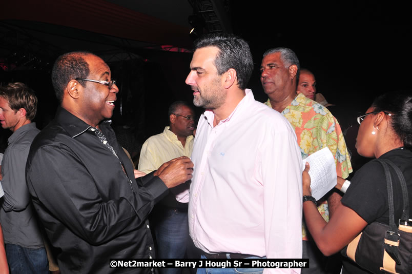 Minister of Tourism, Edmund Bartlett @ Jamaica Jazz and Blues Festival 2009 - Presented by Air Jamaica - Saturday, January 24, 2009 - Venue at the Aqueduct on Rose Hall Resort &amp; Country Club, Montego Bay, Jamaica - Thursday, January 22 - Saturday, January 24, 2009 - Photographs by Net2Market.com - Barry J. Hough Sr, Photographer/Photojournalist - Negril Travel Guide, Negril Jamaica WI - http://www.negriltravelguide.com - info@negriltravelguide.com...!