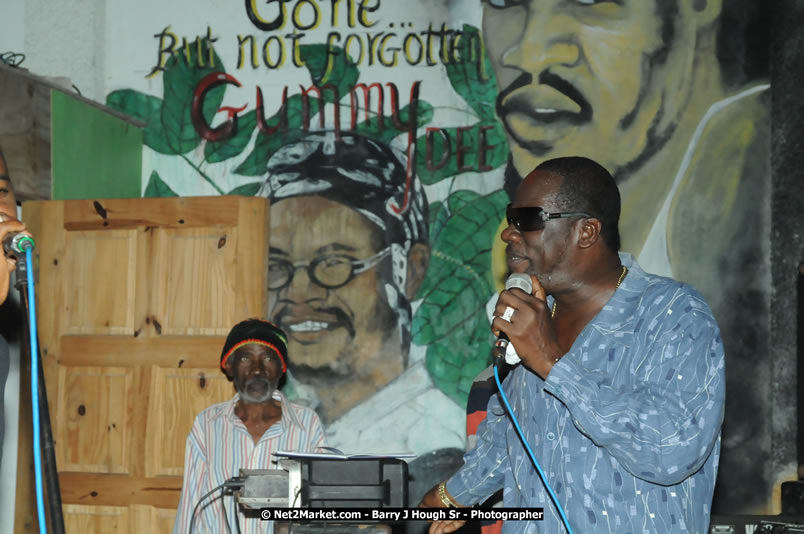 Leroy Sibbles and Gregory Isaacs at Bourbon Beach - Monday, February 11, 2008 - Bourbon Beach, Norman Manley Boulevard, Negril, Westmoreland, Jamaica W.I. - Photographs by Net2Market.com - Barry J. Hough Sr, Photographer - Negril Travel Guide, Negril Jamaica WI - http://www.negriltravelguide.com - info@negriltravelguide.com...!