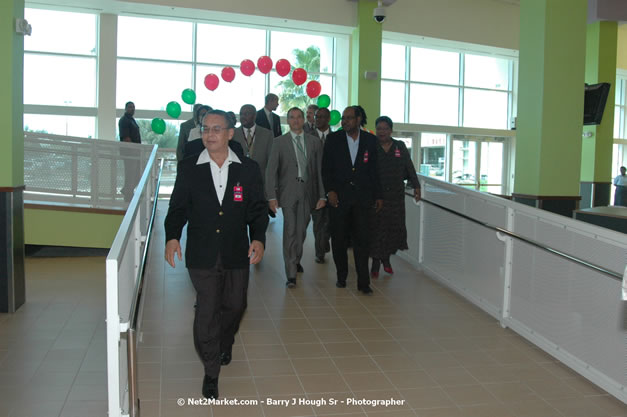 Minister of Tourism, Hon. Edmund Bartlett - Director of Tourism, Basil Smith, and Mayor of Montego Bay, Councillor Charles Sinclair Launch of Winter Tourism Season at Sangster International Airport, Saturday, December 15, 2007 - Sangster International Airport - MBJ Airports Limited, Montego Bay, Jamaica W.I. - Photographs by Net2Market.com - Barry J. Hough Sr, Photographer - Negril Travel Guide, Negril Jamaica WI - http://www.negriltravelguide.com - info@negriltravelguide.com...!