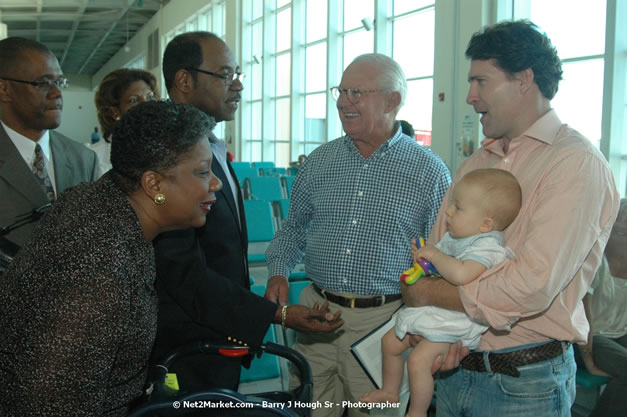 Minister of Tourism, Hon. Edmund Bartlett - Director of Tourism, Basil Smith, and Mayor of Montego Bay, Councillor Charles Sinclair Launch of Winter Tourism Season at Sangster International Airport, Saturday, December 15, 2007 - Sangster International Airport - MBJ Airports Limited, Montego Bay, Jamaica W.I. - Photographs by Net2Market.com - Barry J. Hough Sr, Photographer - Negril Travel Guide, Negril Jamaica WI - http://www.negriltravelguide.com - info@negriltravelguide.com...!