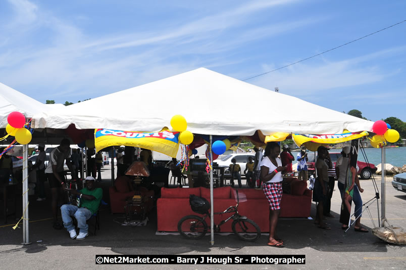 Lucea Cross the Harbour @ Lucea Car Park - All Day Event - Cross the Harbour Swim, Boat Rides, and Entertainment for the Family - Concert Featuring: Bushman, George Nooksl, Little Hero, Bushi One String, Dog Rice and many local Artists - Friday, August 1, 2008 - Lucea, Hanover Jamaica - Photographs by Net2Market.com - Barry J. Hough Sr. Photojournalist/Photograper - Photographs taken with a Nikon D300 - Negril Travel Guide, Negril Jamaica WI - http://www.negriltravelguide.com - info@negriltravelguide.com...!