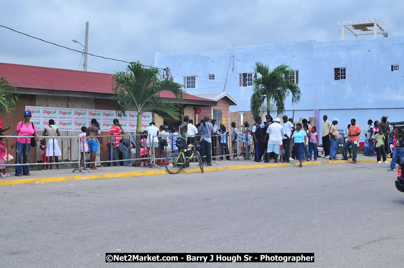 Lucea Cross the Harbour @ Lucea Car Park - All Day Event - Cross the Harbour Swim, Boat Rides, and Entertainment for the Family - Concert Featuring: Bushman, George Nooksl, Little Hero, Bushi One String, Dog Rice and many local Artists - Friday, August 1, 2008 - Lucea, Hanover Jamaica - Photographs by Net2Market.com - Barry J. Hough Sr. Photojournalist/Photograper - Photographs taken with a Nikon D300 - Negril Travel Guide, Negril Jamaica WI - http://www.negriltravelguide.com - info@negriltravelguide.com...!