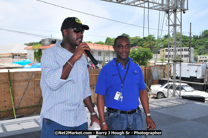 Lucea Cross the Harbour @ Lucea Car Park - All Day Event - Cross the Harbour Swim, Boat Rides, and Entertainment for the Family - Concert Featuring: Bushman, George Nooksl, Little Hero, Bushi One String, Dog Rice and many local Artists - Friday, August 1, 2008 - Lucea, Hanover Jamaica - Photographs by Net2Market.com - Barry J. Hough Sr. Photojournalist/Photograper - Photographs taken with a Nikon D300 - Negril Travel Guide, Negril Jamaica WI - http://www.negriltravelguide.com - info@negriltravelguide.com...!