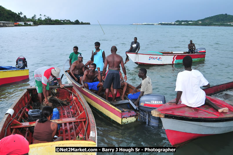 Lucea Cross the Harbour @ Lucea Car Park - All Day Event - Cross the Harbour Swim, Boat Rides, and Entertainment for the Family - Concert Featuring: Bushman, George Nooksl, Little Hero, Bushi One String, Dog Rice and many local Artists - Friday, August 1, 2008 - Lucea, Hanover Jamaica - Photographs by Net2Market.com - Barry J. Hough Sr. Photojournalist/Photograper - Photographs taken with a Nikon D300 - Negril Travel Guide, Negril Jamaica WI - http://www.negriltravelguide.com - info@negriltravelguide.com...!