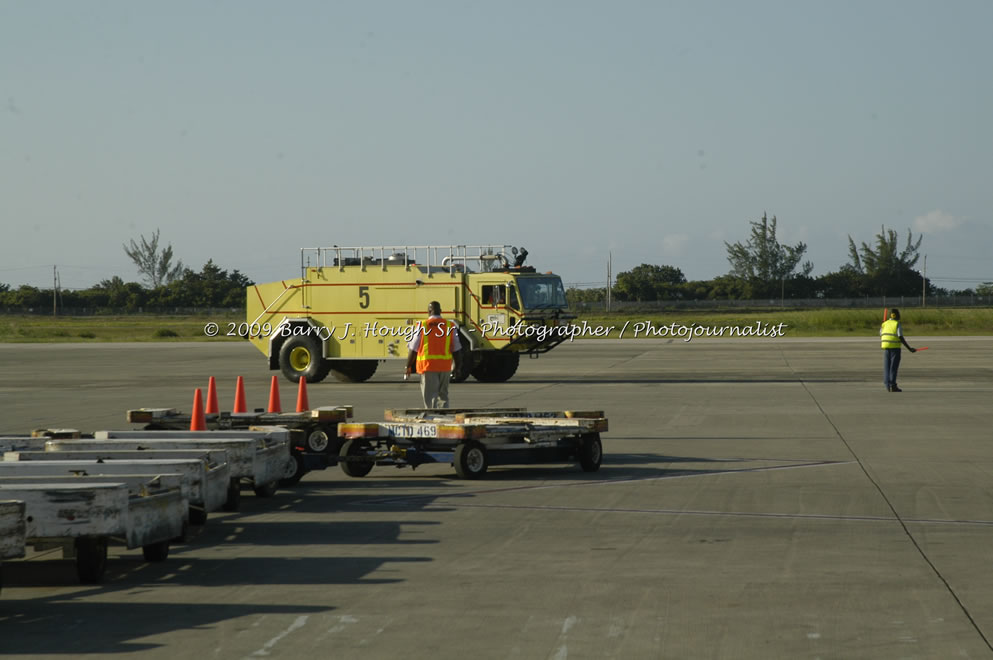  British Airways Inaugurates New Scheduled Service from London Gatwick Airport to Sangster International Airport, Montego Bay, Jamaica, Thursday, October 29, 2009 - Photographs by Barry J. Hough Sr. Photojournalist/Photograper - Photographs taken with a Nikon D70, D100, or D300 - Negril Travel Guide, Negril Jamaica WI - http://www.negriltravelguide.com - info@negriltravelguide.com...!