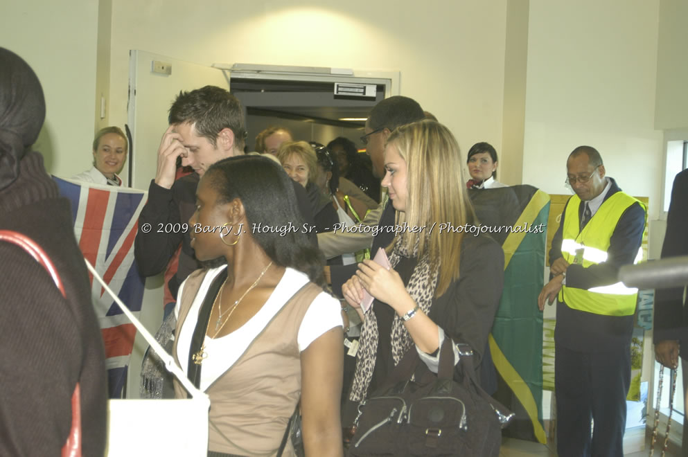  British Airways Inaugurates New Scheduled Service from London Gatwick Airport to Sangster International Airport, Montego Bay, Jamaica, Thursday, October 29, 2009 - Photographs by Barry J. Hough Sr. Photojournalist/Photograper - Photographs taken with a Nikon D70, D100, or D300 - Negril Travel Guide, Negril Jamaica WI - http://www.negriltravelguide.com - info@negriltravelguide.com...!