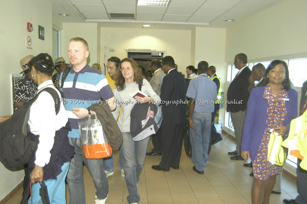  British Airways Inaugurates New Scheduled Service from London Gatwick Airport to Sangster International Airport, Montego Bay, Jamaica, Thursday, October 29, 2009 - Photographs by Barry J. Hough Sr. Photojournalist/Photograper - Photographs taken with a Nikon D70, D100, or D300 - Negril Travel Guide, Negril Jamaica WI - http://www.negriltravelguide.com - info@negriltravelguide.com...!