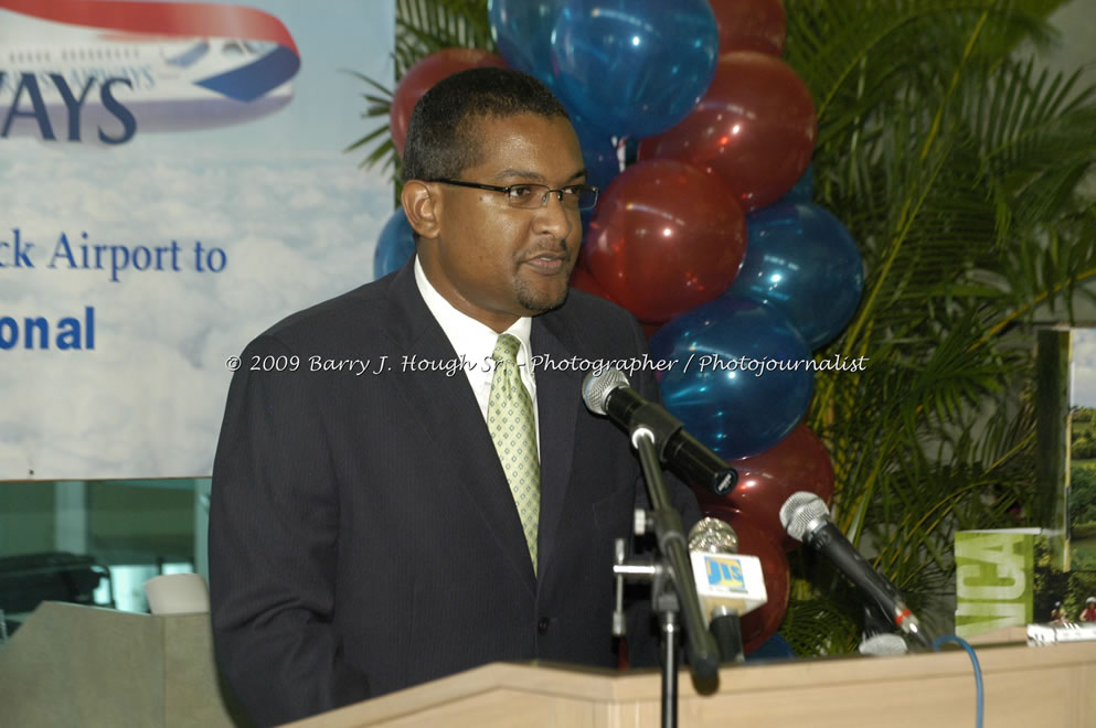  British Airways Inaugurates New Scheduled Service from London Gatwick Airport to Sangster International Airport, Montego Bay, Jamaica, Thursday, October 29, 2009 - Photographs by Barry J. Hough Sr. Photojournalist/Photograper - Photographs taken with a Nikon D70, D100, or D300 - Negril Travel Guide, Negril Jamaica WI - http://www.negriltravelguide.com - info@negriltravelguide.com...!