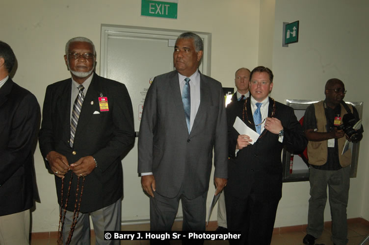 JetBue Airways' Inaugural Air Service between Sangster International Airport, Montego Bay and John F. Kennedy Airport, New York at MBJ Airports Sangster International Airport, Montego Bay, St. James, Jamaica - Thursday, May 21, 2009 - Photographs by Net2Market.com - Barry J. Hough Sr, Photographer/Photojournalist - Negril Travel Guide, Negril Jamaica WI - http://www.negriltravelguide.com - info@negriltravelguide.com...!