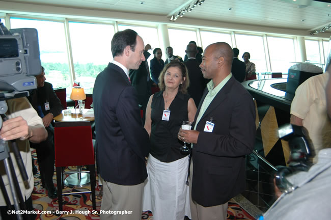 MS Freedom Of The Seas [Royal Caribbean International's - Newest Vessel] Plaques &amp; Keys Ceremony in order to commemorate its first arrival at the Port Montego Bay Photos - Negril Travel Guide, Negril Jamaica WI - http://www.negriltravelguide.com - info@negriltravelguide.com...!