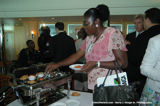 MS Freedom Of The Seas [Royal Caribbean International's - Newest Vessel] Plaques &amp; Keys Ceremony in order to commemorate its first arrival at the Port Montego Bay Photos - Negril Travel Guide, Negril Jamaica WI - http://www.negriltravelguide.com - info@negriltravelguide.com...!