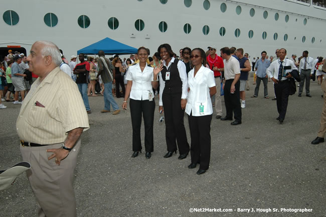 MS Freedom Of The Seas [Royal Caribbean International's - Newest Vessel] Plaques &amp; Keys Ceremony in order to commemorate its first arrival at the Port Montego Bay Photos - Negril Travel Guide, Negril Jamaica WI - http://www.negriltravelguide.com - info@negriltravelguide.com...!