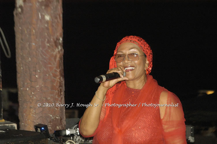 Marcia Griffiths & Edge Michael - Live In Concert - One Love Reggae Concert Series 09/10 @ Negril Escape Resort and Spa, December 29, 2009, One Love Drive, West End, Negril, Westmoreland, Jamaica W.I. - Photographs by Net2Market.com - Barry J. Hough Sr, Photographer/Photojournalist - Negril Travel Guide, Negril Jamaica WI - http://www.negriltravelguide.com - info@negriltravelguide.com...!