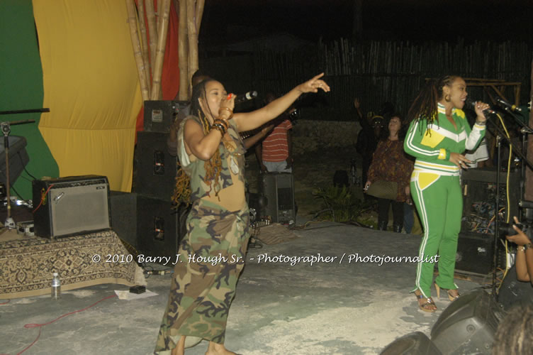 Queen Ifrica - Live In Concert - One Love Reggae Concert Series 09/10 @ Negril Escape Resort and Spa, January 5, 2010, One Love Drive, West End, Negril, Westmoreland, Jamaica W.I. - Photographs by Net2Market.com - Barry J. Hough Sr, Photographer/Photojournalist - Negril Travel Guide, Negril Jamaica WI - http://www.negriltravelguide.com - info@negriltravelguide.com...!