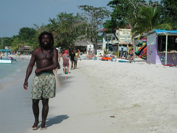 A Photo Walk along Negril's Famous Seven Mile Beach - Negril Travel Guide, Negril Jamaica WI - http://www.negriltravelguide.com - info@negriltravelguide.com...!