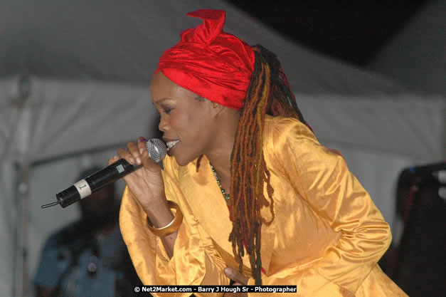 Queen Ifrica at Tru-Juice Rebel Salute 2008 - The 15th staging of Tru-Juice Rebel Salute, Saturday, January 12, 2008, Port Kaiser Sports Club, St. Elizabeth, Jamaica W.I. - Photographs by Net2Market.com - Barry J. Hough Sr, Photographer - Negril Travel Guide, Negril Jamaica WI - http://www.negriltravelguide.com - info@negriltravelguide.com...!