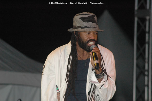 Tony Rebel at Tru-Juice Rebel Salute 2008 - The 15th staging of Tru-Juice Rebel Salute, Saturday, January 12, 2008, Port Kaiser Sports Club, St. Elizabeth, Jamaica W.I. - Photographs by Net2Market.com - Barry J. Hough Sr, Photographer - Negril Travel Guide, Negril Jamaica WI - http://www.negriltravelguide.com - info@negriltravelguide.com...!