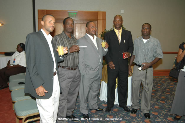 Red Cap Porters Awards - Minister of Tourism, Hon. Edmund Bartlett - Director of Tourism, Basil Smith - Friday, December 14, 2007 - Holiday Inn Sunspree, Montego Bay, Jamaica W.I. - Photographs by Net2Market.com - Barry J. Hough Sr, Photographer - Negril Travel Guide, Negril Jamaica WI - http://www.negriltravelguide.com - info@negriltravelguide.com...!