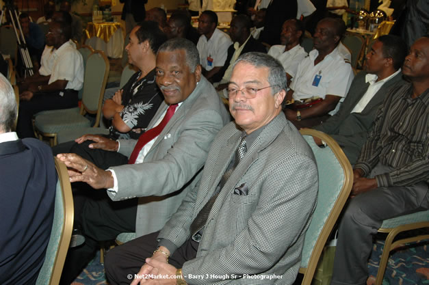 Red Cap Porters Awards - Minister of Tourism, Hon. Edmund Bartlett - Director of Tourism, Basil Smith - Friday, December 14, 2007 - Holiday Inn Sunspree, Montego Bay, Jamaica W.I. - Photographs by Net2Market.com - Barry J. Hough Sr, Photographer - Negril Travel Guide, Negril Jamaica WI - http://www.negriltravelguide.com - info@negriltravelguide.com...!