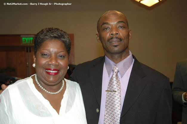 Red Cap Porters Awards - Minister of Tourism, Hon. Edmund Bartlett - Director of Tourism, Basil Smith - Friday, December 14, 2007 - Holiday Inn Sunspree, Montego Bay, Jamaica W.I. - Photographs by Net2Market.com - Barry J. Hough Sr, Photographer - Negril Travel Guide, Negril Jamaica WI - http://www.negriltravelguide.com - info@negriltravelguide.com...!