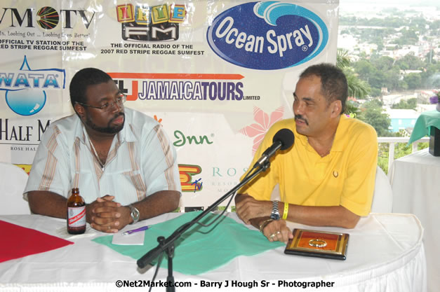 LL Cool J - Shaggy - Press Conference @ Richmond Hill Inn, Montego Bay - Red Stripe Reggae Sumfest at Catherine Hall, Montego Bay, St James, Jamaica W.I. - Negril Travel Guide.com, Negril Jamaica WI - http://www.negriltravelguide.com - info@negriltravelguide.com...!