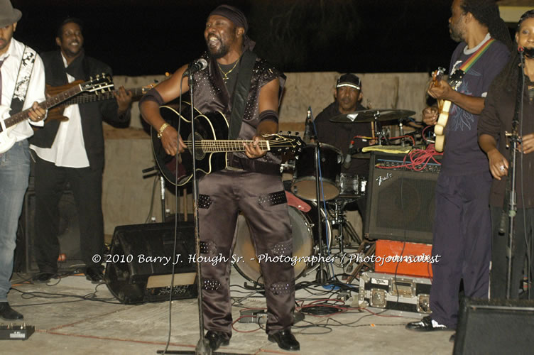 Toots and the Maytals - Grammy Award Winner @ Negril Fest - Presented by Money Cologne Promotions - Special Guest Star Jamaica Michael Jackson, Stama, Adeebe - Backed by Hurricane Band, MC Rev. BB on January 6, 2010 @ Roots Bamboo, Norman Manley Boulevard, Negril, Westmoreland, Jamaica W.I. - Photographs by Net2Market.com - Barry J. Hough Sr, Photographer/Photojournalist - The Negril Travel Guide - Negril's and Jamaica's Number One Concert Photography Web Site with over 40,000 Jamaican Concert photographs Published -  Negril Travel Guide, Negril Jamaica WI - http://www.negriltravelguide.com - info@negriltravelguide.com...!