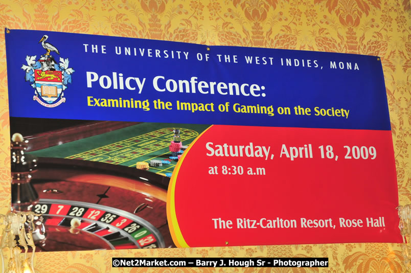 The University Of The West Indies, Mona, Policy Conference: Examining The Impact Of Gaming On The Society, Venue at Ritz - Carlton, Rose Hall, Montego Bay, St James, Jamaica - Saturday, April 18, 2009 - Photographs by Net2Market.com - Barry J. Hough Sr, Photographer/Photojournalist - Negril Travel Guide, Negril Jamaica WI - http://www.negriltravelguide.com - info@negriltravelguide.com...!