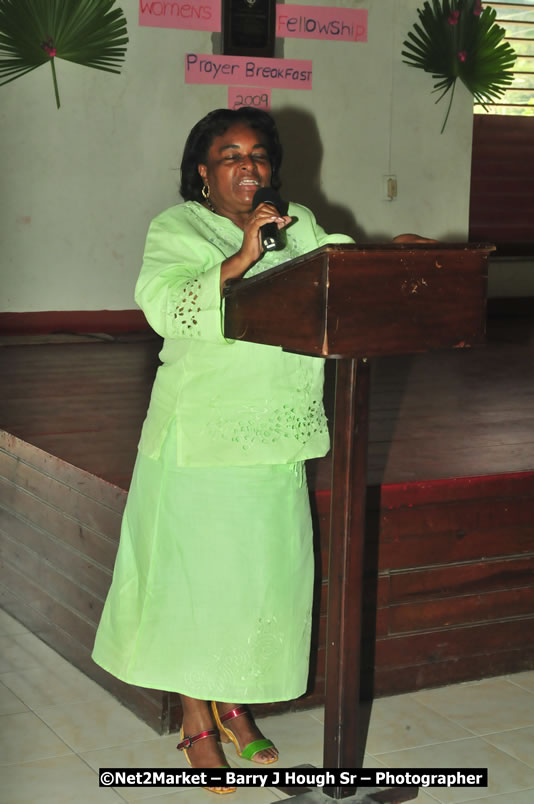 Womens Fellowship Prayer Breakfast, Theme: Revival From God - Our Only Hope, Venue at Lucille Miller Church Hall, Church Street, Lucea, Hanover, Jamaica - Saturday, April 4, 2009 - Photographs by Net2Market.com - Barry J. Hough Sr, Photographer/Photojournalist - Negril Travel Guide, Negril Jamaica WI - http://www.negriltravelguide.com - info@negriltravelguide.com...!