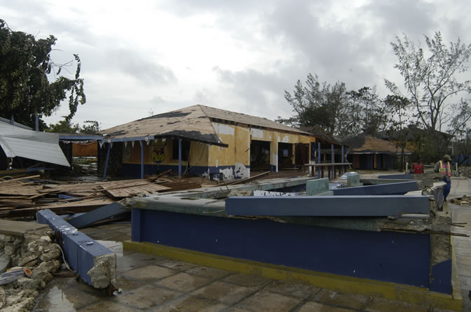 W orld Famous - Rick's Cafe - Negril's West End Cliffs - After Ivan - Negril Travel Guide, Negril Jamaica WI - http://www.negriltravelguide.com - info@negriltravelguide.com...!