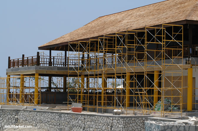 World Famous Rick's Cafe - Negril's West End Cliffs - Rebuilding After Ivan - Negril Travel Guide, Negril Jamaica WI - http://www.negriltravelguide.com - info@negriltravelguide.com...!