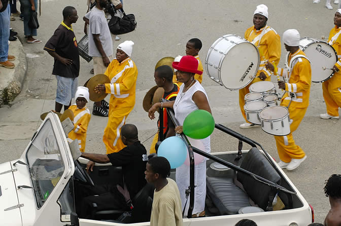 Grand Gala Parade @ Lucea - Portmore Pace Setters Marching Band - Hanover Homecoming Celebrations Photographs - Negril Travel Guide, Negril Jamaica WI - http://www.negriltravelguide.com - info@negriltravelguide.com...!