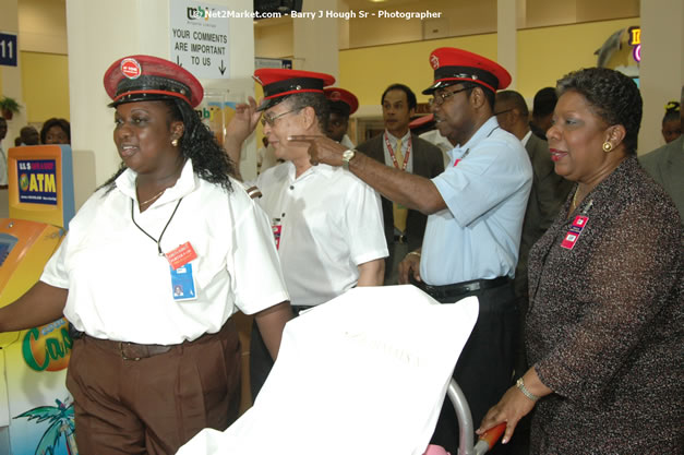 Minister of Tourism, Hon. Edmund Bartlett - Director of Tourism, Basil Smith, and Mayor of Montego Bay, Councillor Charles Sinclair Launch of Winter Tourism Season at Sangster International Airport, Saturday, December 15, 2007 - Sangster International Airport - MBJ Airports Limited, Montego Bay, Jamaica W.I. - Photographs by Net2Market.com - Barry J. Hough Sr, Photographer - Negril Travel Guide, Negril Jamaica WI - http://www.negriltravelguide.com - info@negriltravelguide.com...!