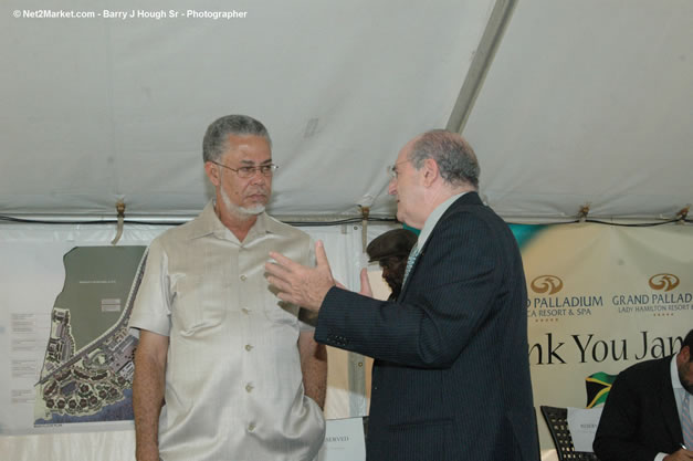 Palladium Hotels & Resorts - Groundbreaking of the 1600-Room Grand Palladium Lady Hamilton Resort & Spa and the Grand Palludium Jamaica Resort & Spa - Special Address: The Most Honorable Portia Simpson-Miller, O.N., M.P., Prime Minister of Jamaica - The Point, Lucea, Hanover, Saturday, November 11, 2006 @ 2:00 pm - Negril Travel Guide, Negril Jamaica WI - http://www.negriltravelguide.com - info@negriltravelguide.com...!