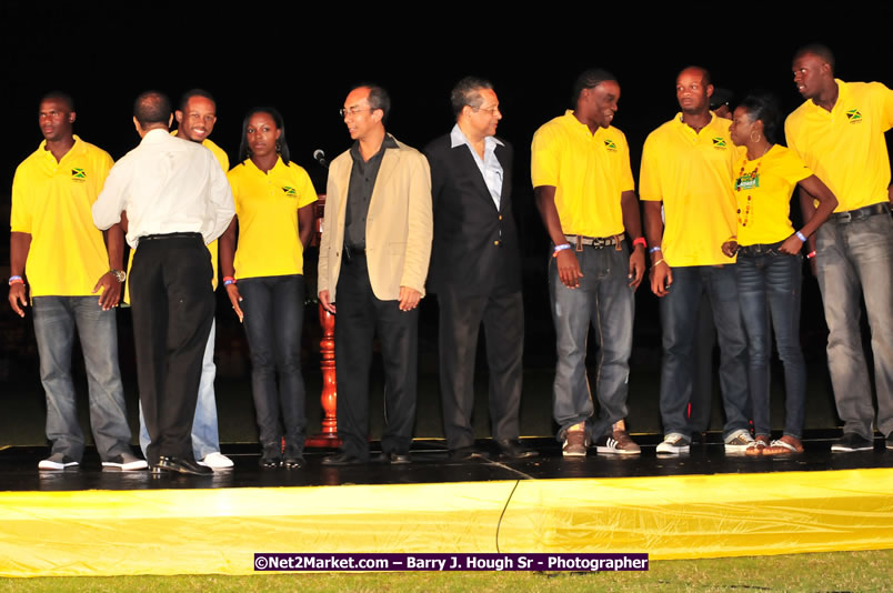 Jamaica's Athletes Celebration - Western Olympics Sports Gala & Trelawny Homecoming - Wednesday, October 8, 2008 - Photographs by Net2Market.com - Barry J. Hough Sr. Photojournalist/Photograper - Photographs taken with a Nikon D300 - Negril Travel Guide, Negril Jamaica WI - http://www.negriltravelguide.com - info@negriltravelguide.com...!